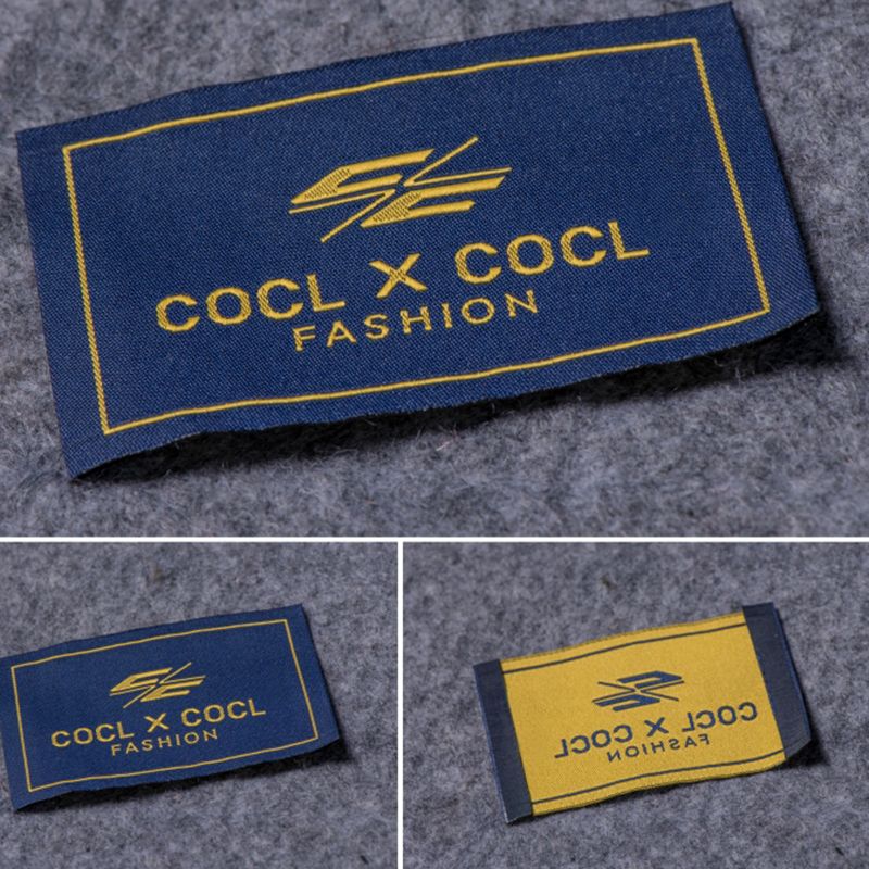 Free And Design Diy Print Satin Custom Garment Labels Tags Woven Clothing Customized Logo Size Designs