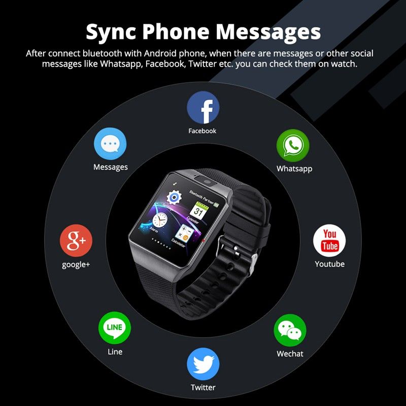 Wholesale Supply DZ09 Smart Watch Android Smartwatches SIM Intelligent Mobile Phone Watch Sleep
