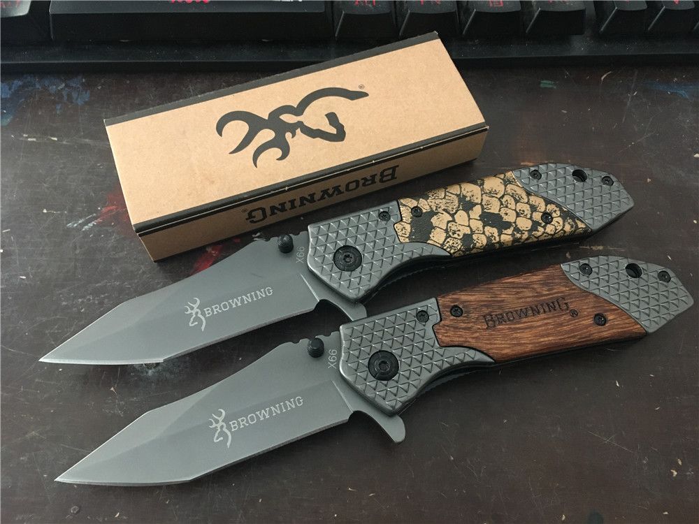 NEW! Browning X66 X49 Flipper Assisted Open Pocket Folding Knife 440C