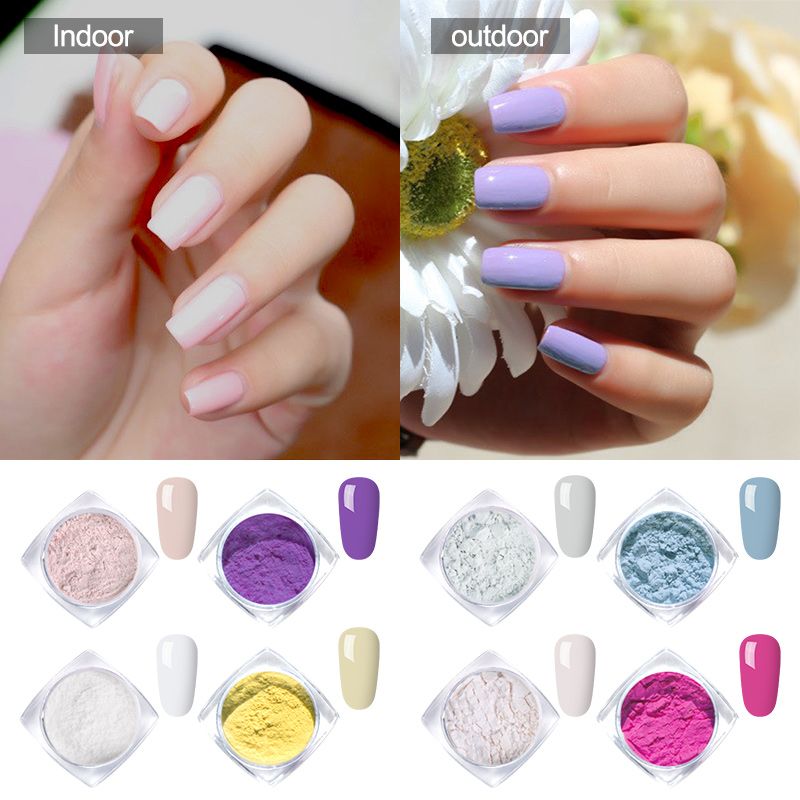 Modelones 1g Sunlight Sensitive Changing Color Nail Powder Uv Light