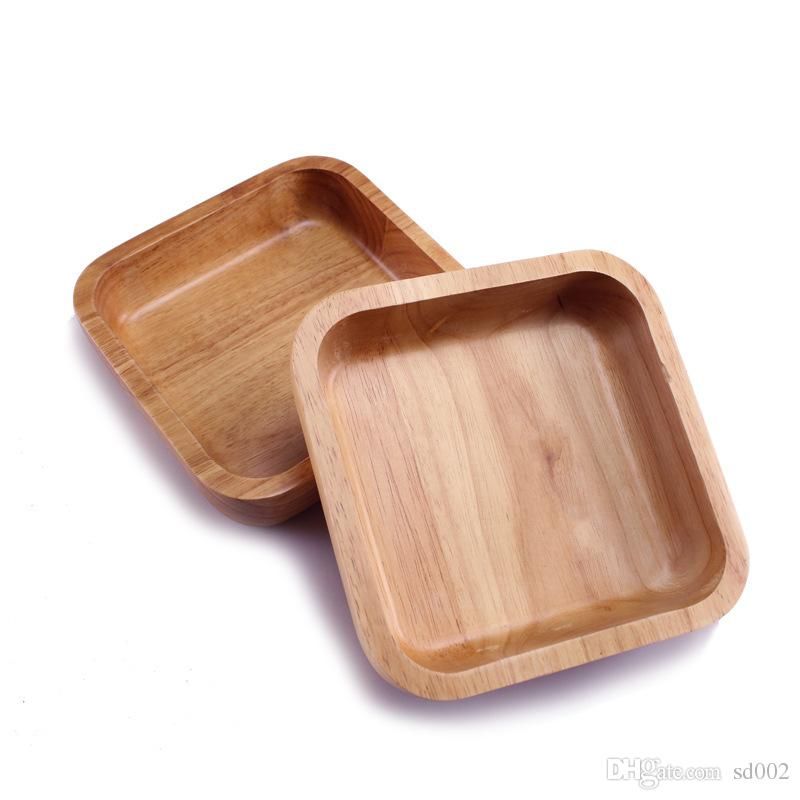 Brown Square Natural Wooden Bowl Reusable Thicken Salad Bowls Fruit Brown Square Natural Wooden Bowl Reusable Thicken Salad Bowls Fruit Meal Tableware For Home Kitchen Eco Friendly 38xy Zz Melamine Metal