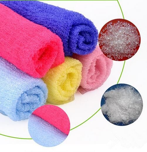 2020 Bathroom New Nylon Mesh Bath Shower Body Washing Clean Exfoliate
