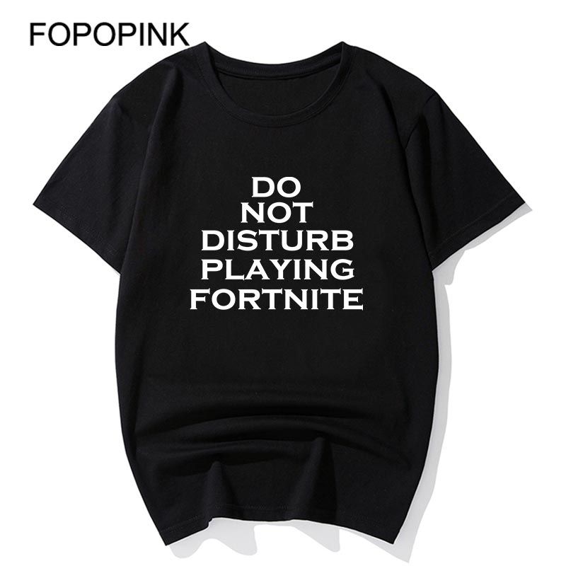 Compre Imprimir Letra Camiseta Hombres No Molestar Jugando Fortnite - compre imprimir letra camiseta hombres no molestar jugando fortnite boy camiseta divertida manga corta streetwear battle royale camisetas tops z45 a 35 47
