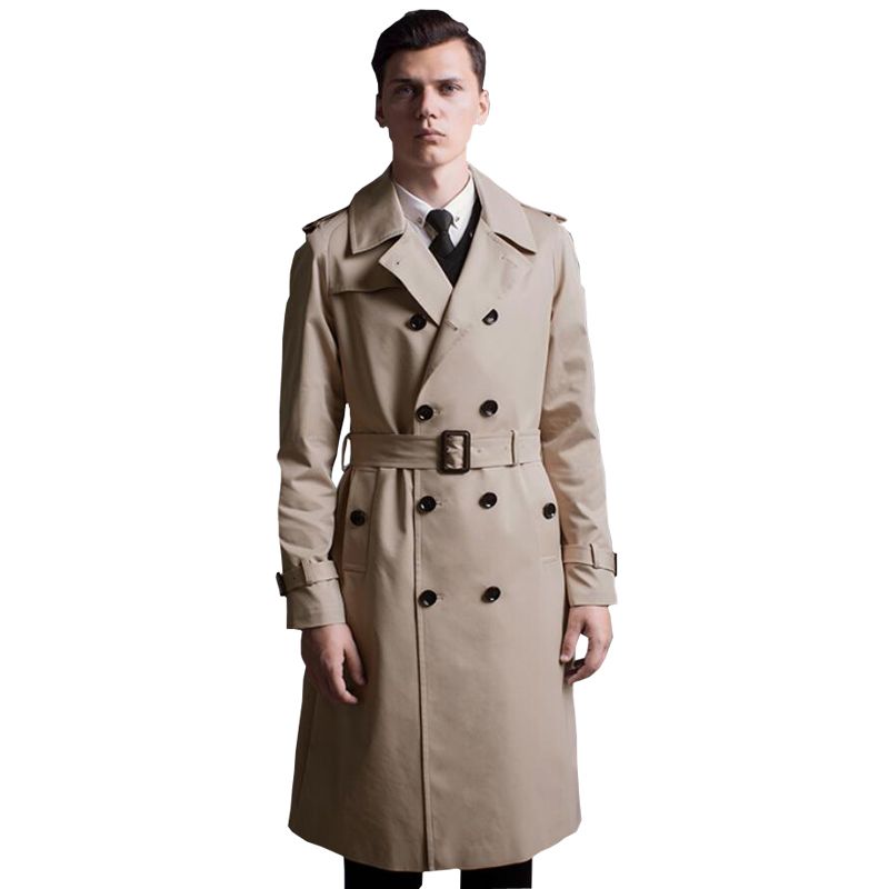grey double breasted trench coat Grey double breasted trench coat