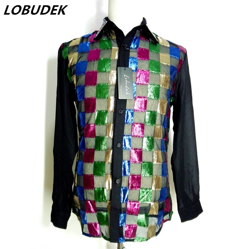 camisa de colores para hombre