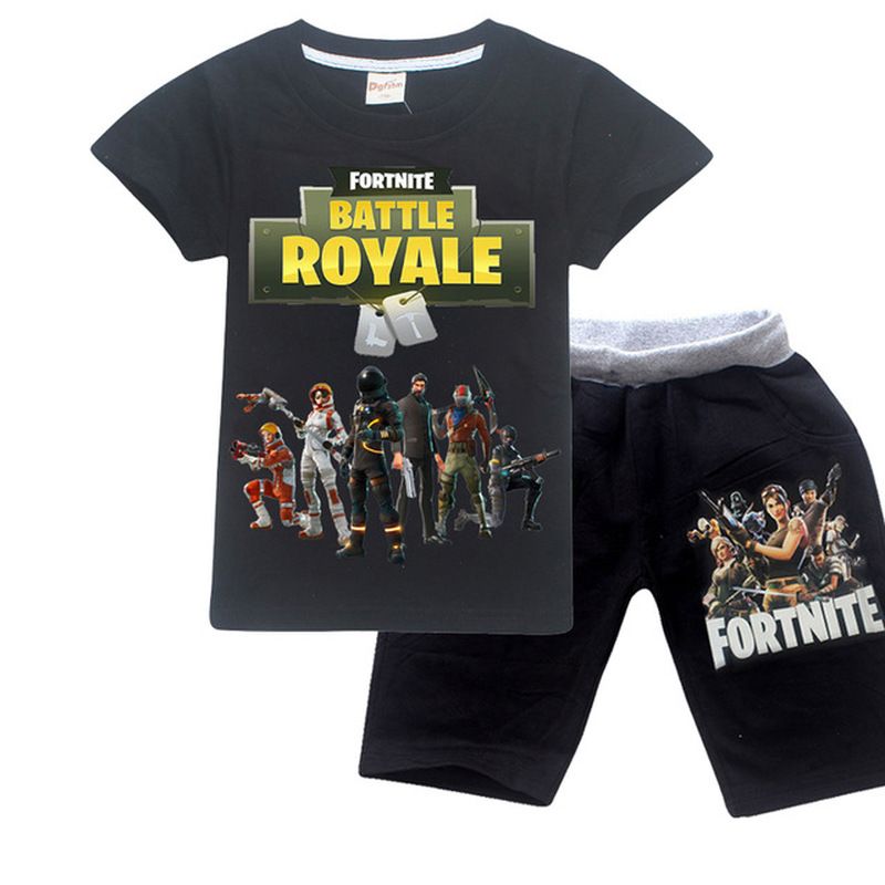 Comfy Loose Pyjama Sets Battle Royale Pijamas Big Boys Sleepwear Kid - comfy loose pyjama sets battle royale pijamas big boys sleepwear kid pajamas set children sports suits top tees pants pyjamas for kids girls fleece