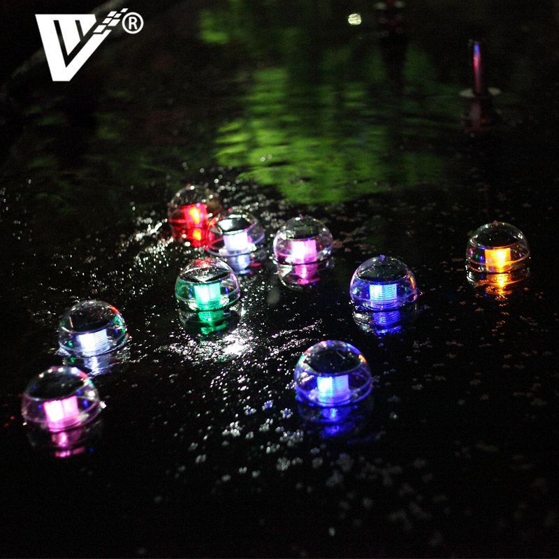 Led Floating Ball Waterproof Solar Water Drift Lamp Color Changing Light 2v 60ma For Outdoor Swimming Pool Night Lights