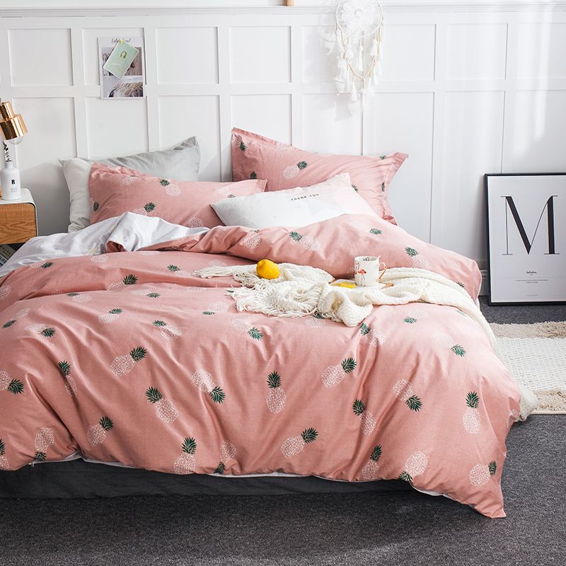 Printed Bedding Set Duvet Cover Queen King Sheet Pink Quilt Printed Bedding Set Duvet Cover Queen King Sheet Pink Quilt Home Textiles Hot Extra Long Twin Sets From Hycyou