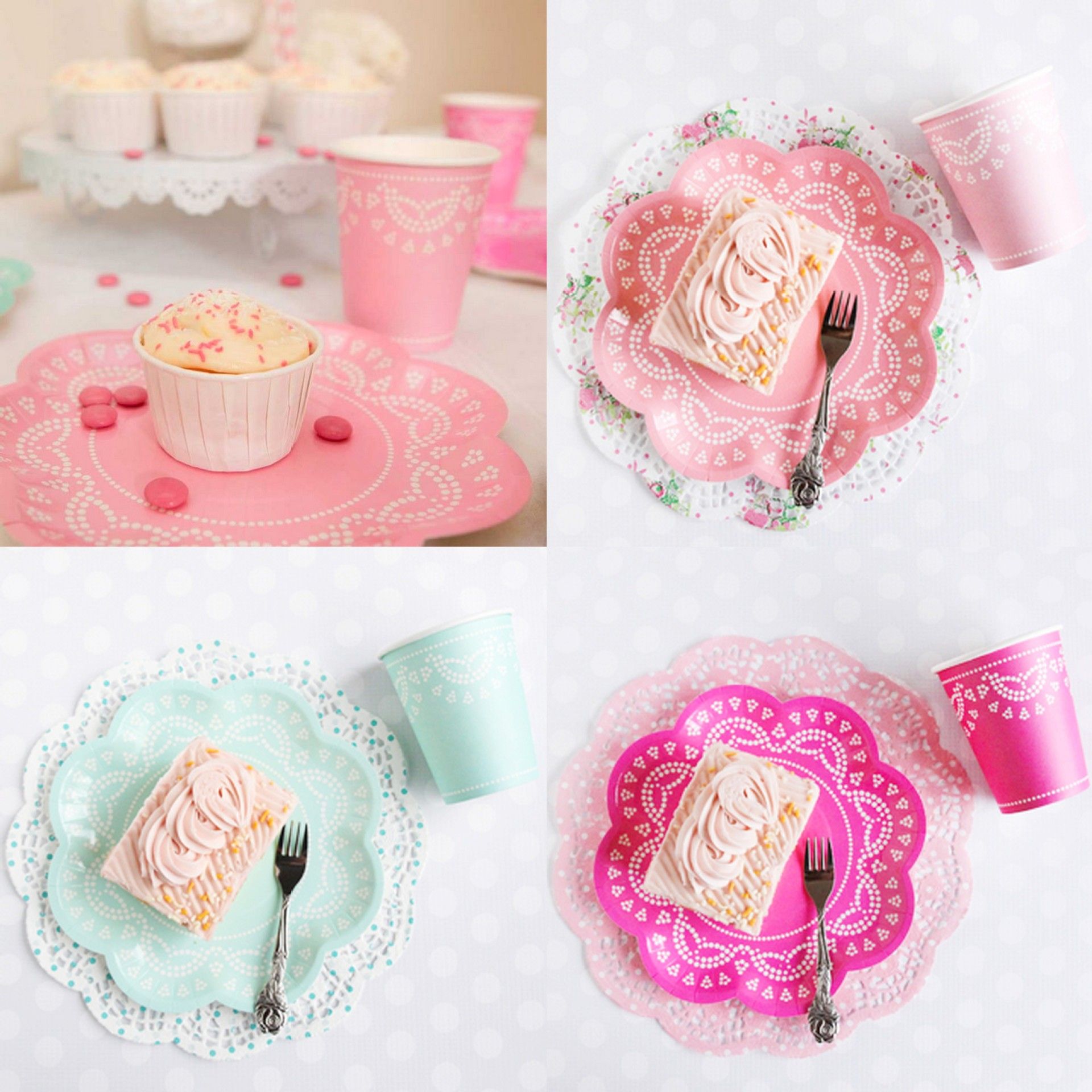 lace pastel flower paper plates pink blue purple paper plate cups flower paper plates and napkins