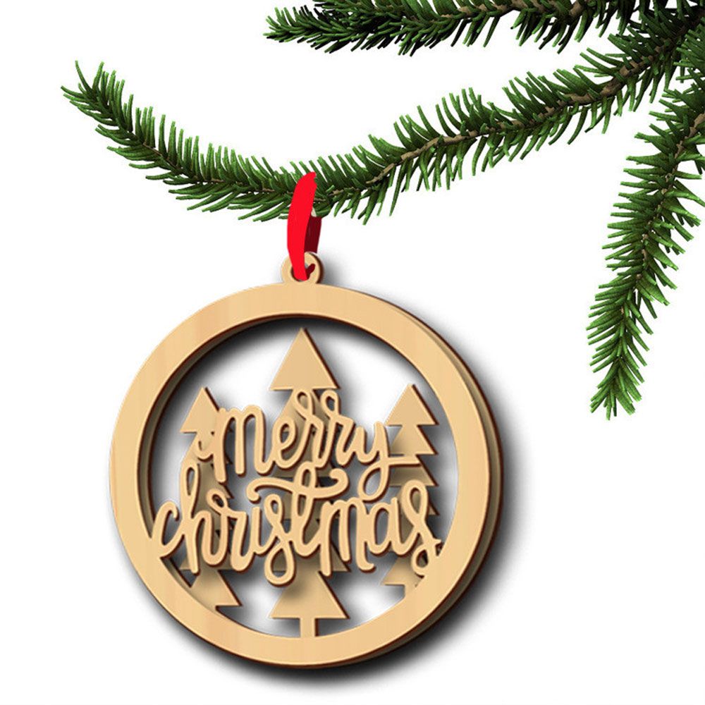 plain natural wood christmas decorations wedding home decoration
