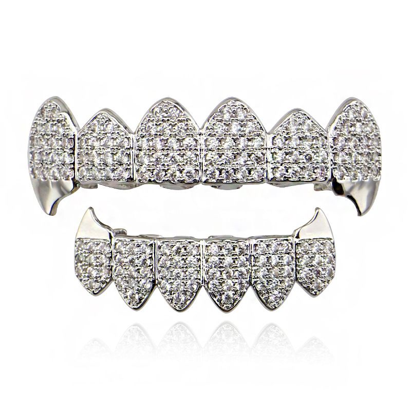 Shop Grillz, Dental Grills Online, Hiphop Gold Teeth Grills Rhinestone