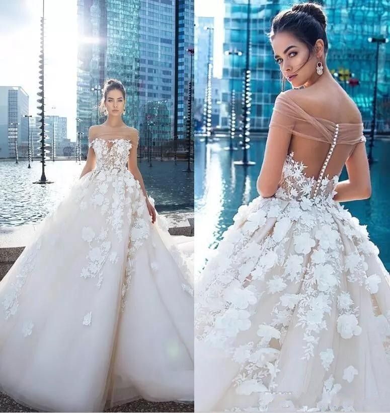 Discount Custom Make Wedding Dress Special Big Petal Flowers 2018 Discount Custom Make Wedding Dress Special Big Petal Flowers 2018