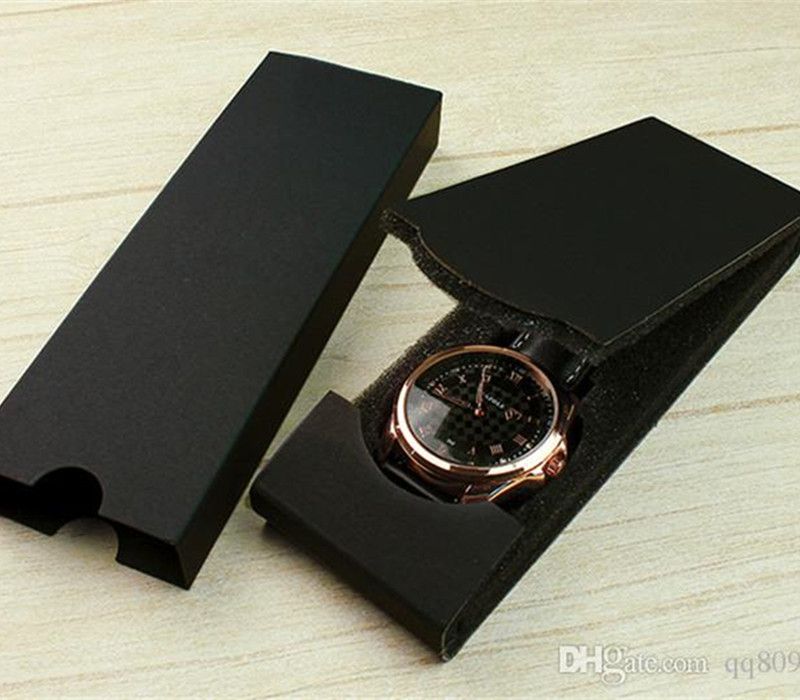 Wholesale Ultra Thin Original Box Watch New Black Model Fashion Gift Boxes Luxury Double Paper