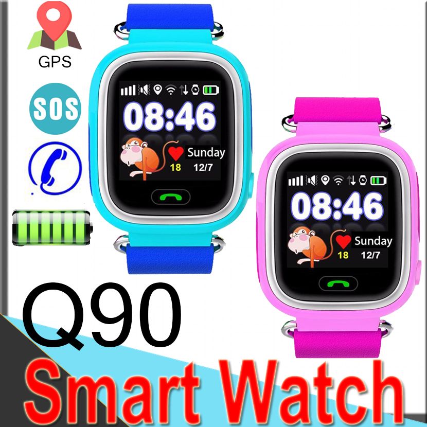 Gps Seguimiento Dhl Inteligente Pantalla R11 De Color Sos Llamada En Táctil Niños Q90 Reloj Teléfono Para 9IEHD2