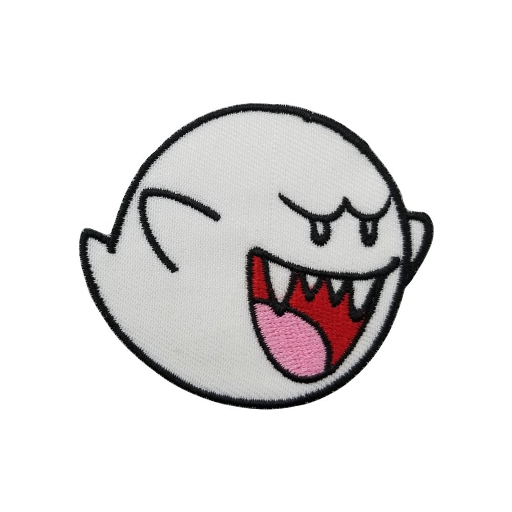 2018 new arrival ghost boo super mario game embroidered patch iron