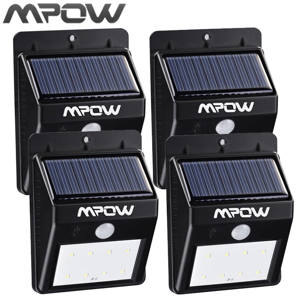 Mpow 8 Led Solar Energy Light Security Motion Sensor Lamp Mpow 8 Led Solar Energy Light Security Motion Sensor Lamp Outdoor Garden Decoration Waterproof Driveway Lights Lighting