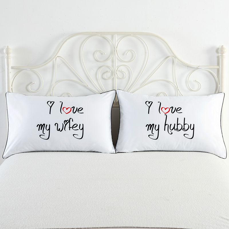 Standard Couples Pillow Cases White Pillow Cover Decorative Soft Custom Decorated Pillow Cases Standard Couples Pillow Cases White Pillow Cover Decorative Soft Custom Decorated Pillow Cases