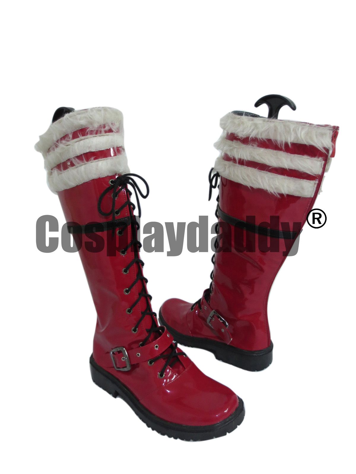 Blue Exorcist Rin Okumura Red Halloween Long Cosplay Shoes Botas
