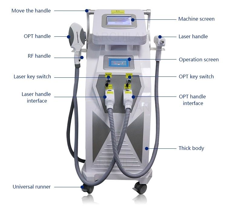 Yahao012 Beauty Equipment Vertical Lipo Diode Laser Hair Removal Machine For Spa With Free Dhl