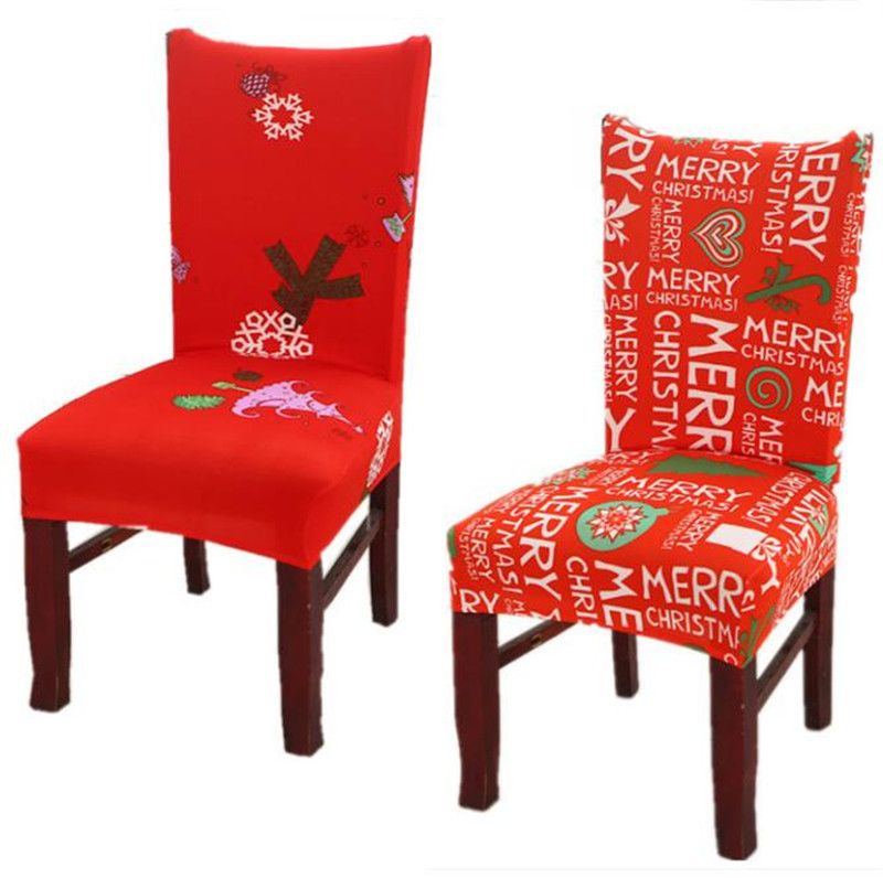Christmas Chair Covers Home Dining Multifunctional Antifouling Chair