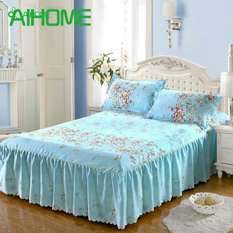 Romantic Bloom Pattern Bed Skirt Matte Non Slip Dust Ruffle Queen Romantic Bloom Pattern Bed Skirt Matte Non Slip Dust Ruffle Queen Size Bedspread Chandler Home Decorative 18 Bedskirt Inch