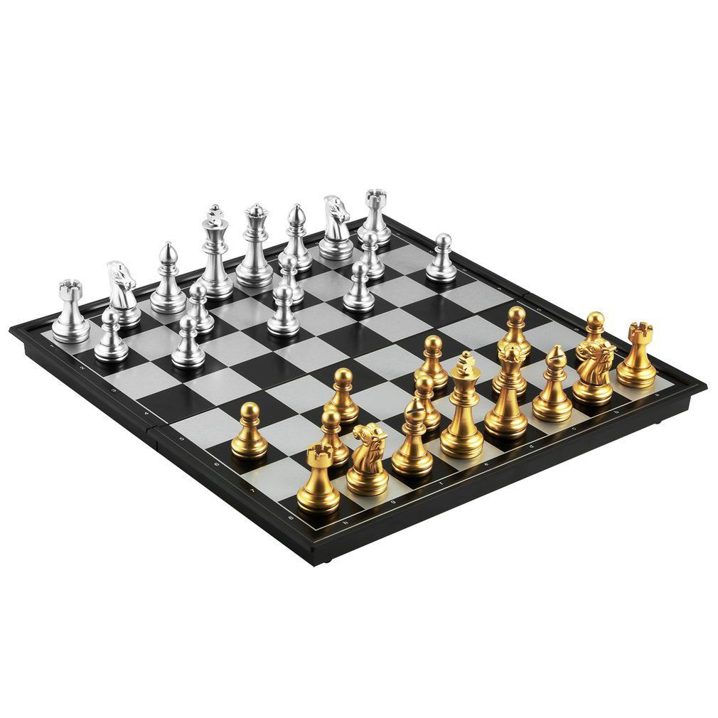 Obcanoe Magnetic Travel Chess Traditional Folding Board With Obcanoe Magnetic Travel Chess Traditional Folding Board With 32 Pieces Great Game Choice On The Trip Or At Home Chessman