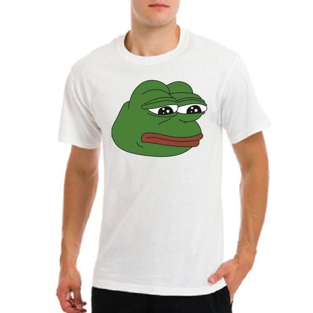 Pepe The Frog Rare Sad Meme White T Shirt New T Shirts Funny Tops