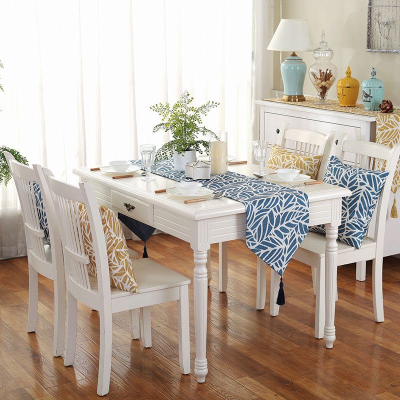 2019 Table Flag With American Country Style Leaf Restaurant Fabric 2019 Table Flag With American Country Style Leaf Restaurant Fabric Decoration Classic Placemat Coffee Mat High Quality Home Textile Pro From