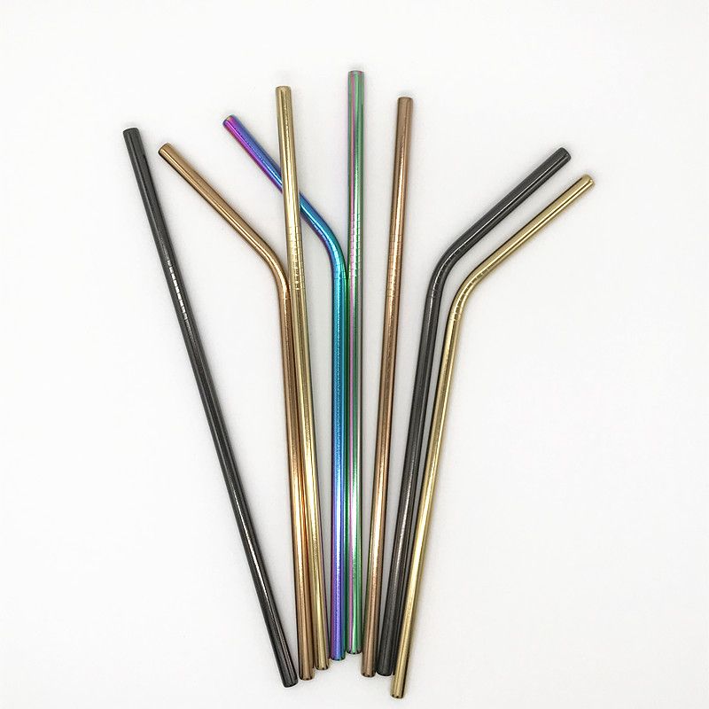 20 Oz Colored Metal Straws Food Grade Ed Stainless Straws Hot Sale