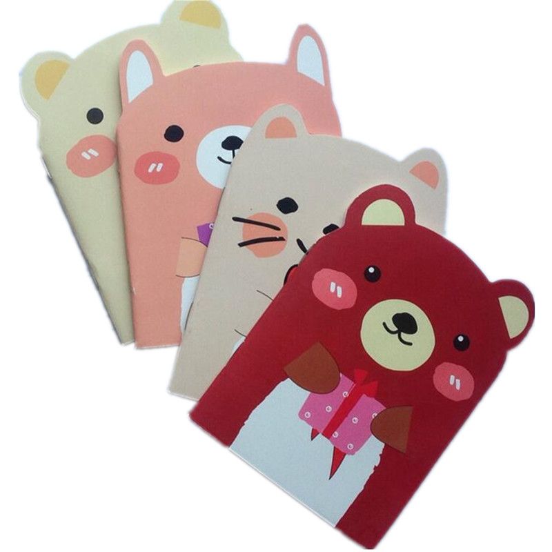 2019 Cute Mini A6 Book Bear Cat Design Notstudents Diy Travel