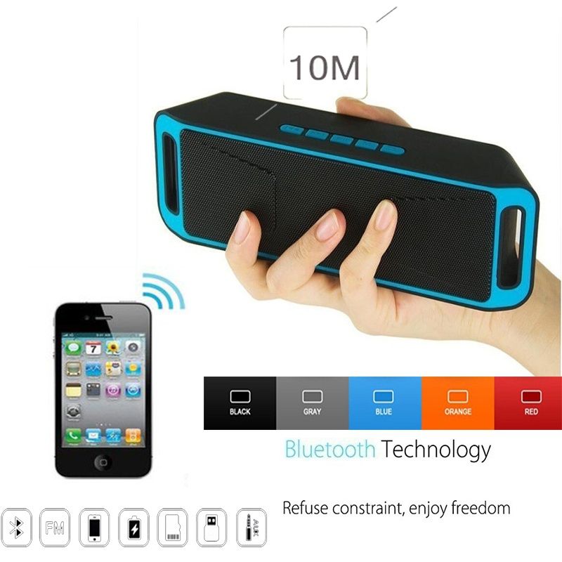 Wireless Bluetooth 3.0 Speaker USB Flash FM Radio Stereo Super Bass MP3 Player N