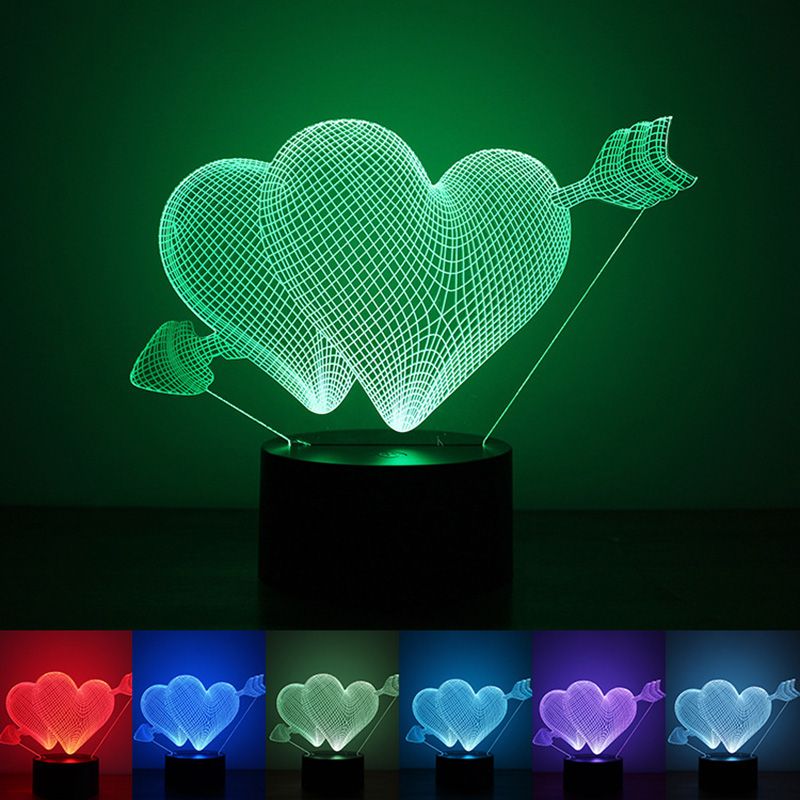 Valentines Day Gift 3d Lamp Led Night Light Table Lampe Valentines Day Gift 3d Lamp Led Night Light Table Lampe Deco Bulb Touch Sensor Luminarias Fixtures Lamparas From China Dhgate Com