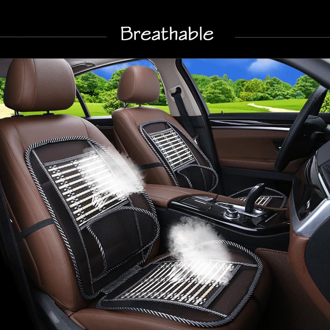 Summer Universal Breathable Car Seat Cool Cover Protector Mat Lumbar Support Cushion Home Office Chairs Ventilation