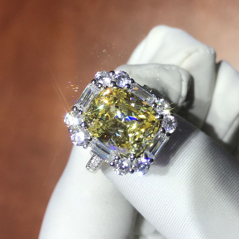 synthetic yellow diamond