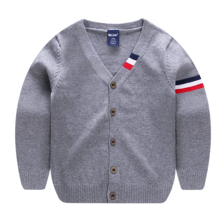 Spring Kids Boys Sweaters Cardigan Long Sleeve Children Knitwear Coat Autumn Outwear Children\u0027s Jackets Clothes