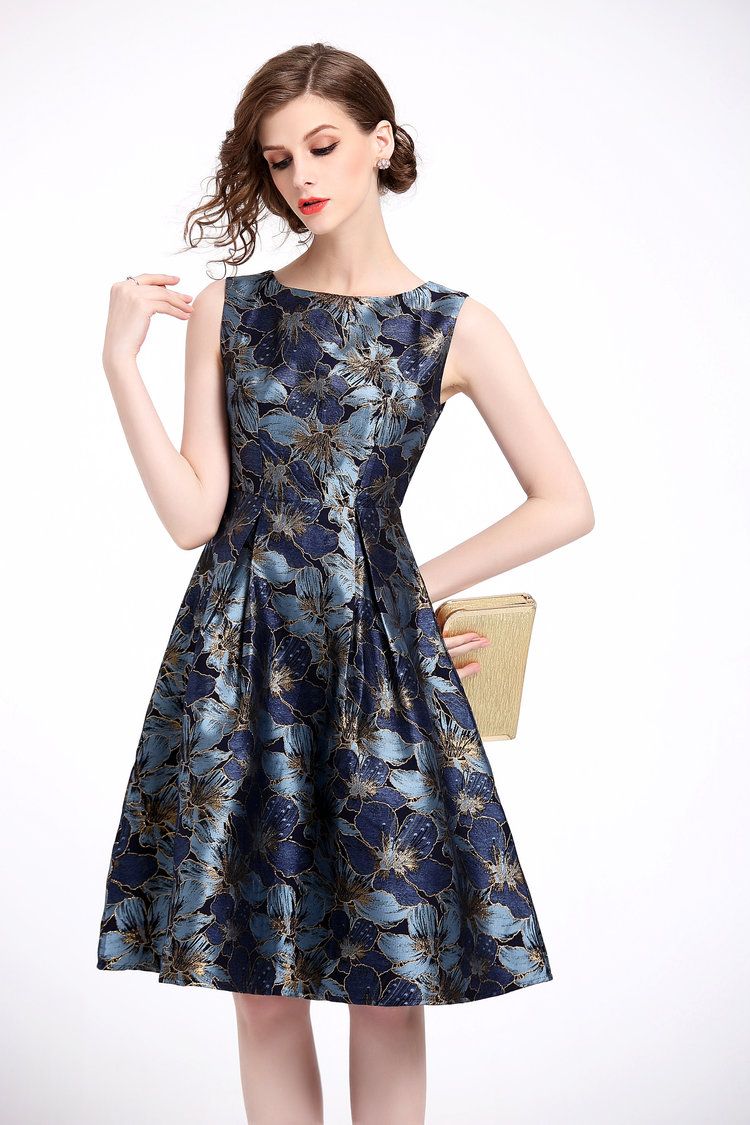 Acquistare Abito Sexy Sottile Da Donna Lestate Di Nuova Moda, Abiti Da Sera  Ricamati Jacquard, Abiti Medio Lunghi Da Donna Economico | Consegna Veloce  E Qualità | It.Dhgate