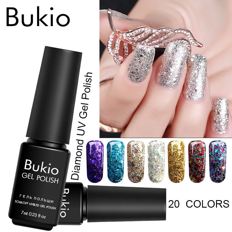 Acquista Bukio Nails Accessori Gel Semipermanente A Diamante, Impregnato Di Smalti Unghie E Smalti A $34.65 Dal Justinbk