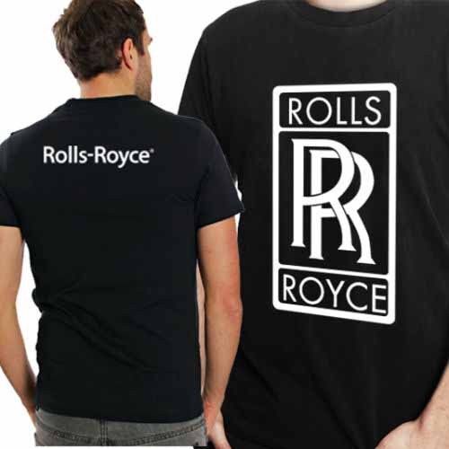 rolls royce logo t shirt