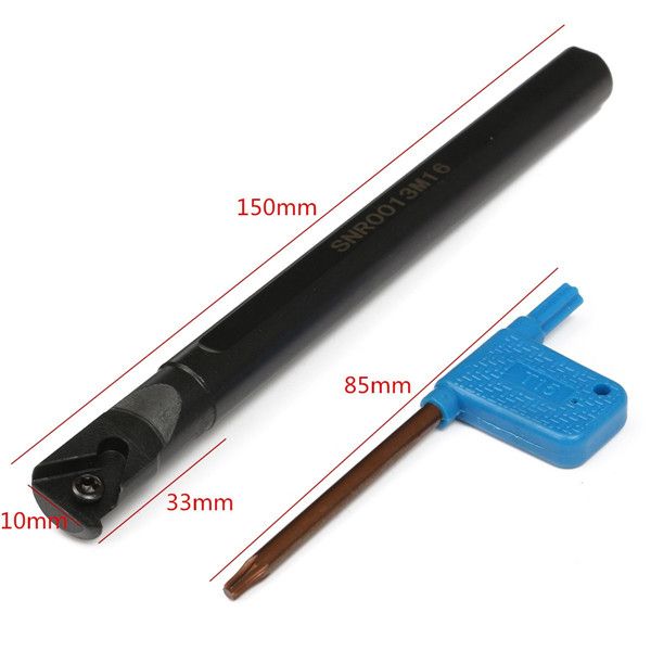 SNR0013M16 Lathe Internal Threading Boring Bar Turning Tool Holder For 16IR AG60