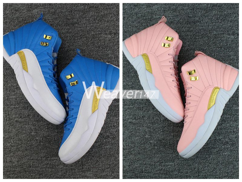 pink and gold jordan 12