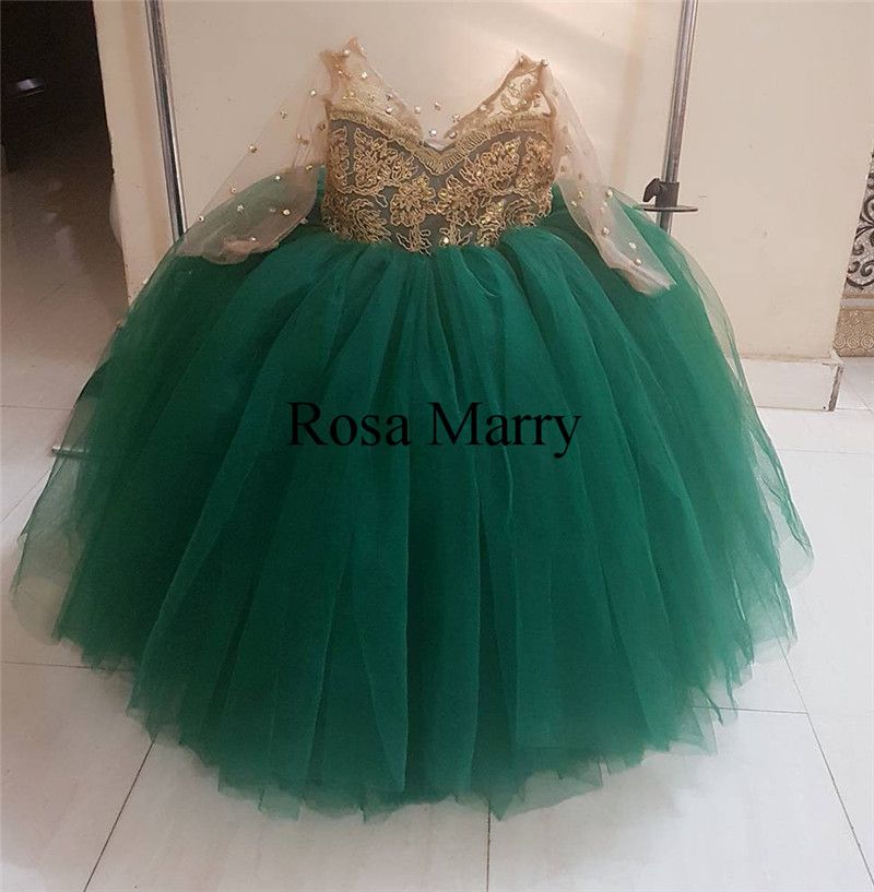 Toddler Pageant Dresses Gold
