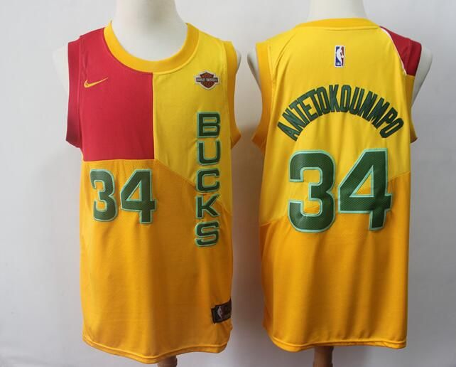 bucks yellow jersey