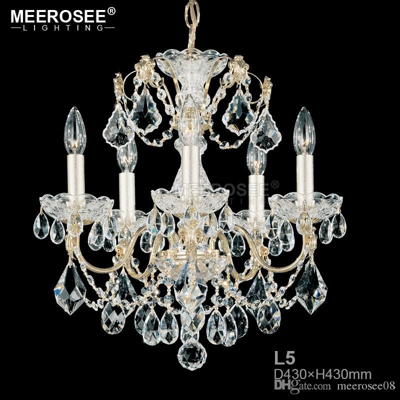 Hot 5 Arms Crystal Chandelier Light Luxury Modern Lamp Hot 5 Arms Crystal Chandelier Light Luxury Modern Lamp Top K9 Suspension Lighting Fixture For Living Room Pendant Shabby