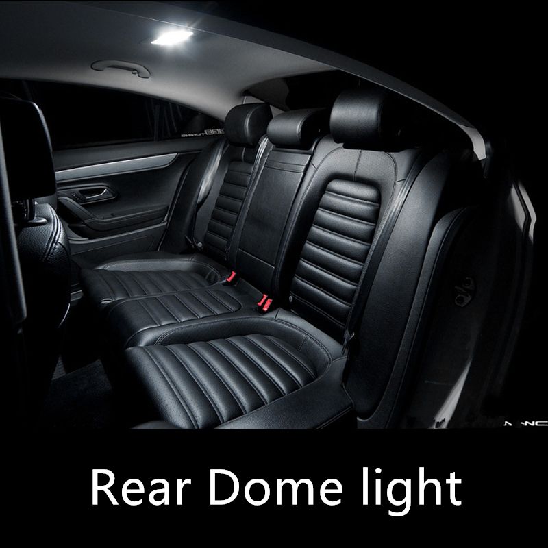 Shinman 9pcs Auto Led Bulb High Bright Reading Lamp Car Interior Light Accessories For Volkswagen Vw Cc 2012