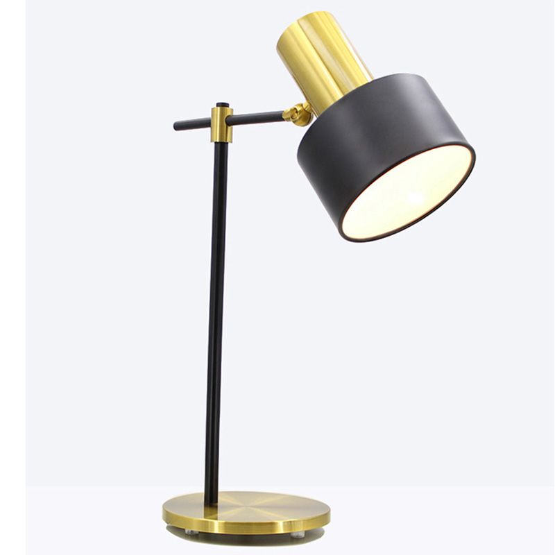 Modern Iron Gold Table Lamp Glass Desk Art Deco Study Lighting E27 Light Black Hotel Home E041