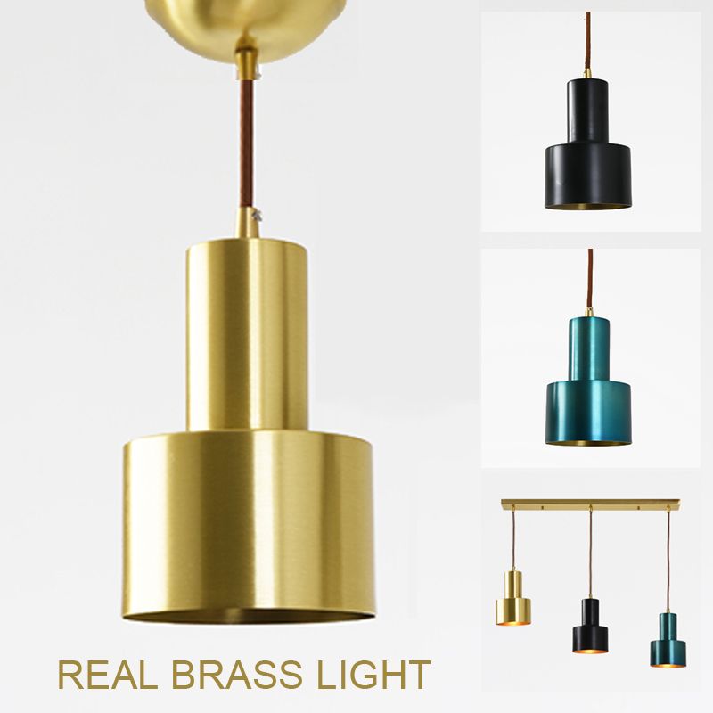 Europe Nordic Small Copper Brass Pendant Light Lamp Led Golden Europe Nordic Small Copper Brass Pendant Light Lamp Led Golden Modern Chandelier Bedroom Dinning Bar Lighting From