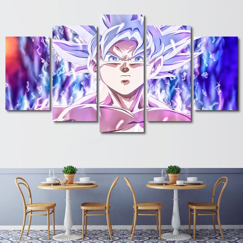 2018 Canvas Prints Painting Dragon Ball Goku Poster Anime Cartoon 2018 Canvas Prints Painting Dragon Ball Goku Poster Anime Cartoon Abstract Pictures Modular Wall Art Frame Living Room Decor From Zhu793737893