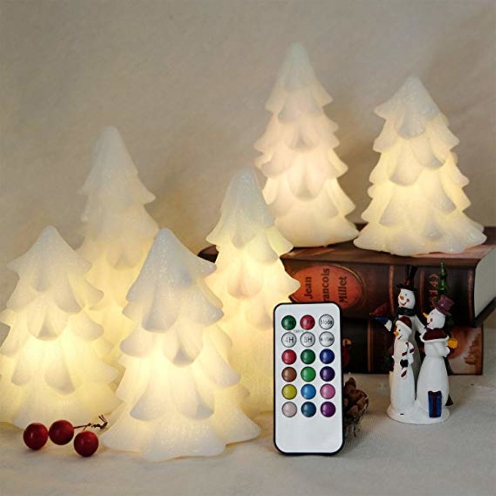 2018 Battery Operated Led Christmas Tree Flameless Candles Multi Color Changing Real Wax With Timer And Remote For Home Party Hallowee From 2018 Battery Operated Led Christmas Tree Flameless Candles Multi Color Changing Real Wax With Timer And Remote For Home Party Hallowee From