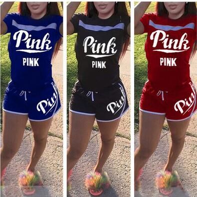 plus size love pink jogging suit