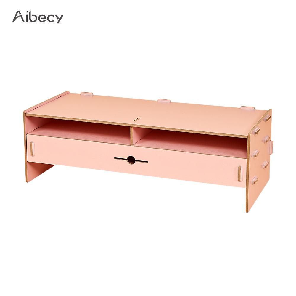 2018 Desk Organizer Wood Desktop With Stationery Keyboard 2018 Desk Organizer Wood Desktop With Stationery Keyboard Storage Slots Drawer Office School Supplies From Rudelf 212 65 Dhgate Com